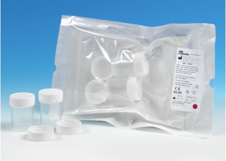 2 x 50ml Transparent Tissue Storage Pot with extra cap 2 x 50ml Transparent Tissue Storage Pot with extra cap